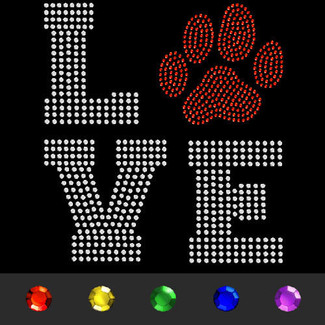  Love Paw Print 