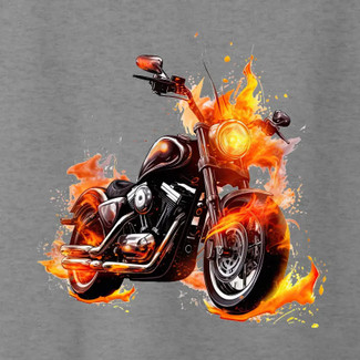 WALAStock Motorcycle Flames 