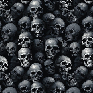 Heat Transfer Warehouse Spooky Real Skulls Adhesive Vinyl 
