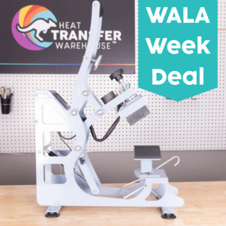 Wala Week Deal WALAPress 2 in 1 Cap and Tag Heat Press 