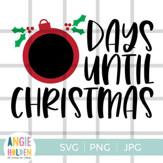  Days Until Christmas SVG 