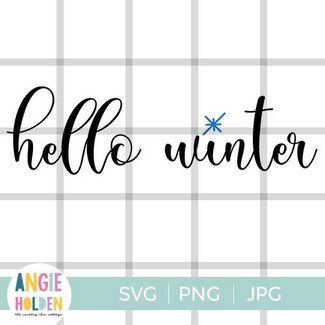  Hello Winter SVG 