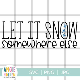  Let It Snow SVG 