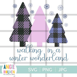  Walking in a Winter Wonderland SVG 