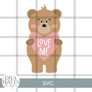  Love Bear Love Me SVG File 