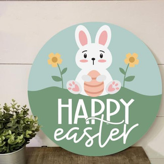  Happy Easter Bunny Egg SVG File 