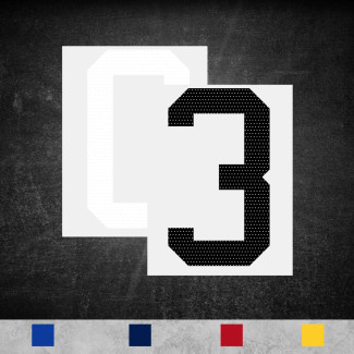 DTF Mesh numbers 0 and 3 and available color options 