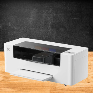 xTool Apparel Printer professional DTF printer with dual Epson i1600 heads for vibrant apparel printing on cotton, polyester, and blends
