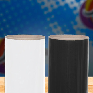 Thermoflex white and black rolls