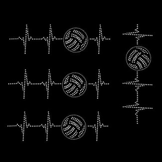  Heartbeat Volleyball - 4 Pack 