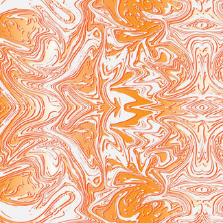 Heat Transfer Warehouse Orange Water Marble HTV 