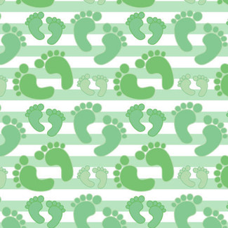  Baby Feet Green HTV 