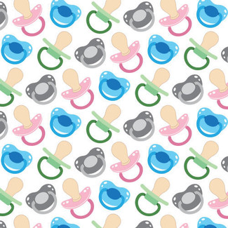 Pacifier Mix HTV for shirts, perfect for custom designs with a mix of colors and a matte finish.