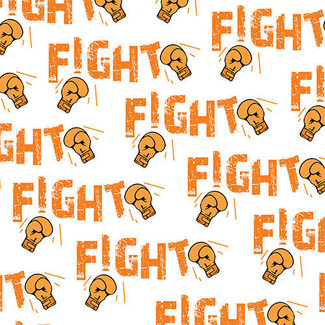  Fight Cancer Orange HTV 