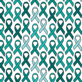  Teal Multi Ribbon HTV 