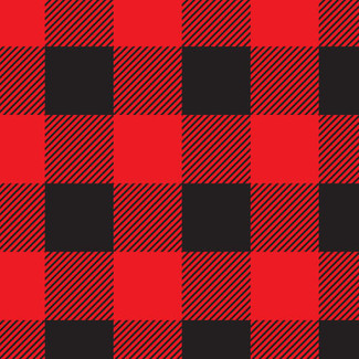 Glossy Buffalo Plaid 1" adhesive vinyl, perfect for adding custom designs to hard surfaces like glass and banners.