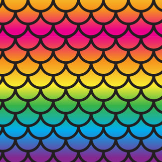  Rainbow Fish Scales Adhesive Vinyl 