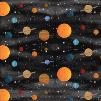 Glossy solar system galaxy vinyl for creating custom graphics and decals.