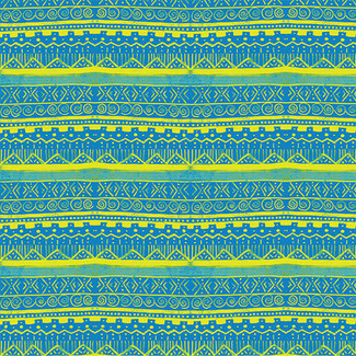 Heat Transfer Warehouse Blue Yellow Brush Aztec Adhesive Vinyl 