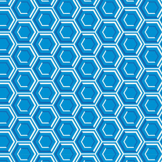  Blue Hexagon Adhesive Vinyl 