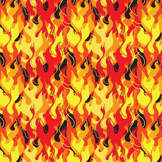 Heat Transfer Warehouse Flames on Black Adhesive Vinyl 