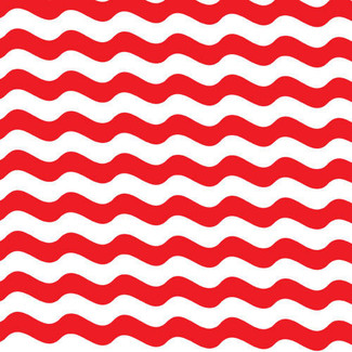 Heat Transfer Warehouse Red Wavy Stripes Adhesive Vinyl 