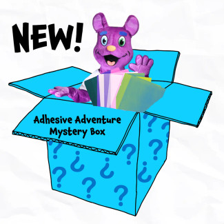 New! Adhesive Adventures Mystery Box Product Mockup 