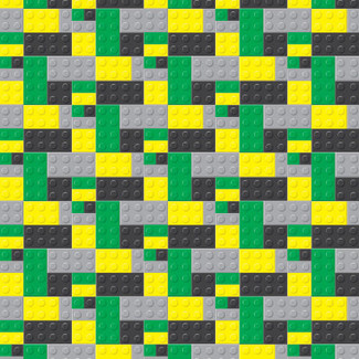 Autism Toy Building HTV for shirts, 11" printed workable space, matte finish, designed for custom garment designs.