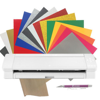 Silhouette Cameo 4 Plus 15 EasyWeed, Glitter, and WALAKut Bundle