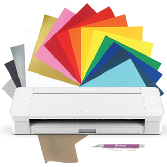 Silhouette Cameo 4 Plus 15" EasyWeed with Siser Color Chart Bundle