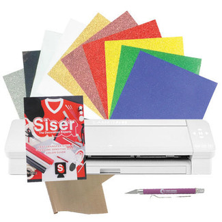  Silhouette Cameo 4 Plus 15" Glitter with Siser Color Chart Bundle 