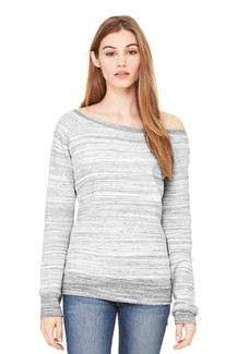 Bella + Canvas BELLA+CANVAS ® Women's Sponge Fleece Wide-Neck Sweatshirt 