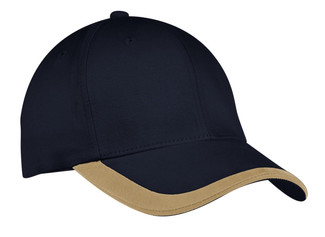  Port Authority® Contrast Stripe Sandwich Bill Cap 