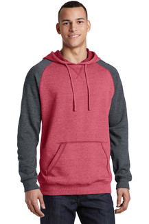  District® Young Mens Lightweight Fleece Raglan Hoodie 