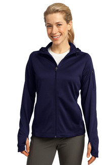  Sport-Tek® Ladies Tech Fleece Full-Zip Hooded Jacket 