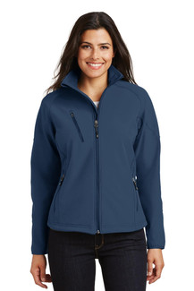  Port Authority®  Ladies Textured Soft Shell Jacket 