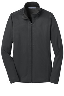  Port Authority®  Ladies Vertical Texture Full-Zip Jacket 