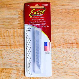 Pack of  Excel Blades Snap-Off Blades 