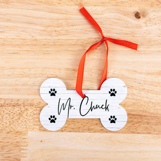 WALABlanks Sublimation Dog Bone Ornament Blank 