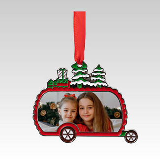 WALABlanks Santas Van Sublimation Ornament Blank