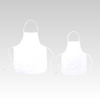 WALABlanks White Apron with Pocket