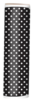 Heat Transfer Warehouse SISER1541 - White on Black Polka Dots