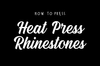 How to Apply Heat Press Rhinestones How to Apply Heat Press Rhinestones