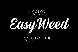 EasyWeed Heat Transfer Application with Two Colors EasyWeed Heat Transfer Application with Two Colors