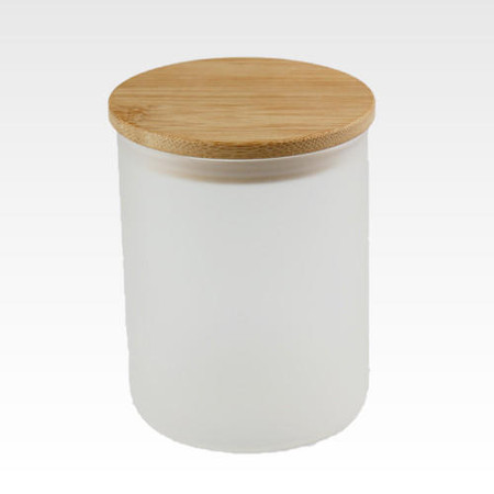 WALABlanks Sublimation Candle Jar W/ Bamboo lid  