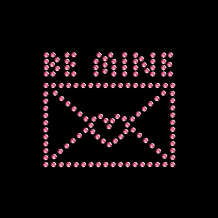 Pink Valentines Day Rhinestone Transfer GIF