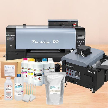 DTF Station Prestige R2 Printer and Miro 13 Shaker Bundle 