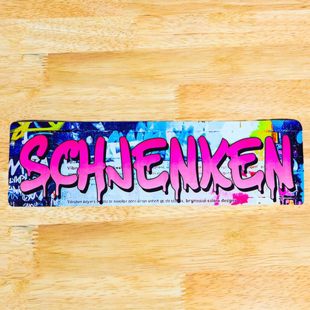 DTF-Twill Name Plate for Sports Jerseys – Full-Color Custom Print