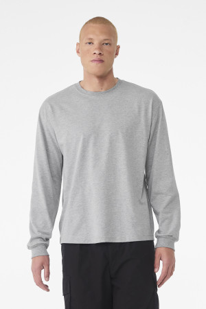 Bella+Canvas Unisex Heavyweight Long Sleeve Tee Front angle 