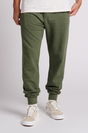 Jerzee Ultimate Ring Spun Unisex Pocket Jogger Pants model front view 